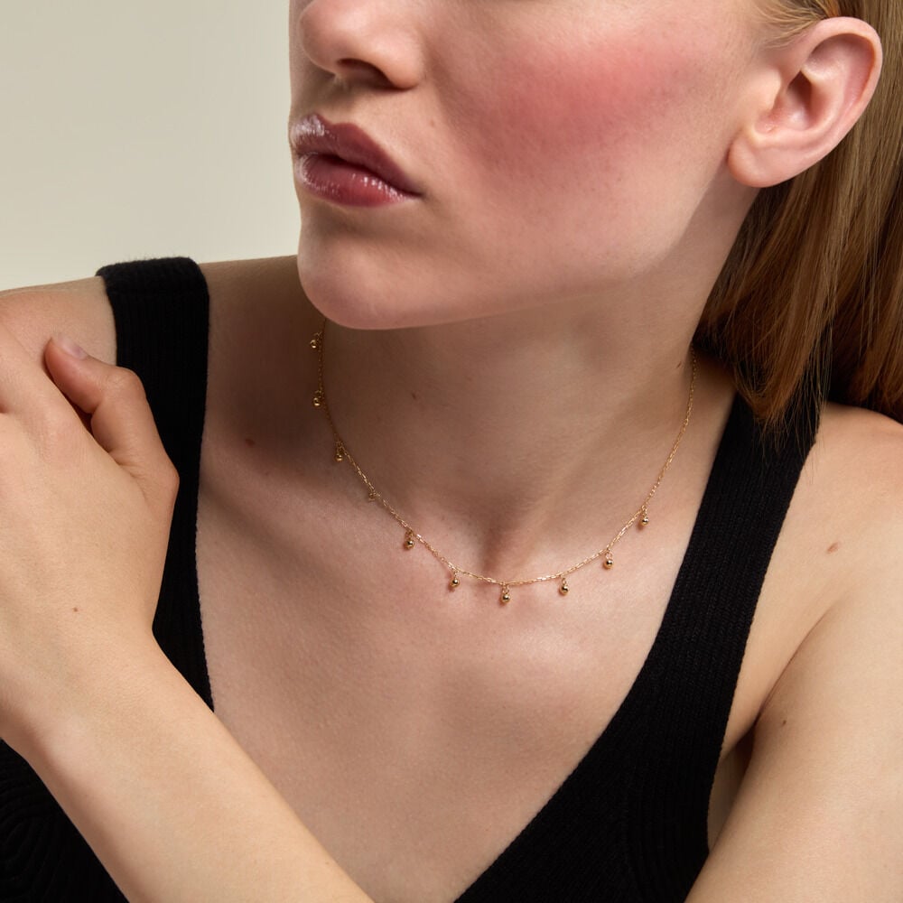 Collier Bethanie Argent Dor&eacute; A L'Or 750/1000 - Colliers ete Femme | Marc Orian