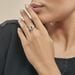 Bague Ivan Or Blanc Saphir Et Diamant - Solitaires Femme | Marc Orian