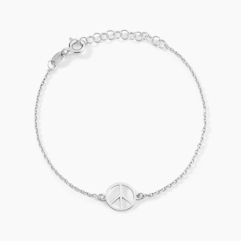 Bracelet Mahli Argent Blanc - Bracelets chaînes Femme | Marc Orian