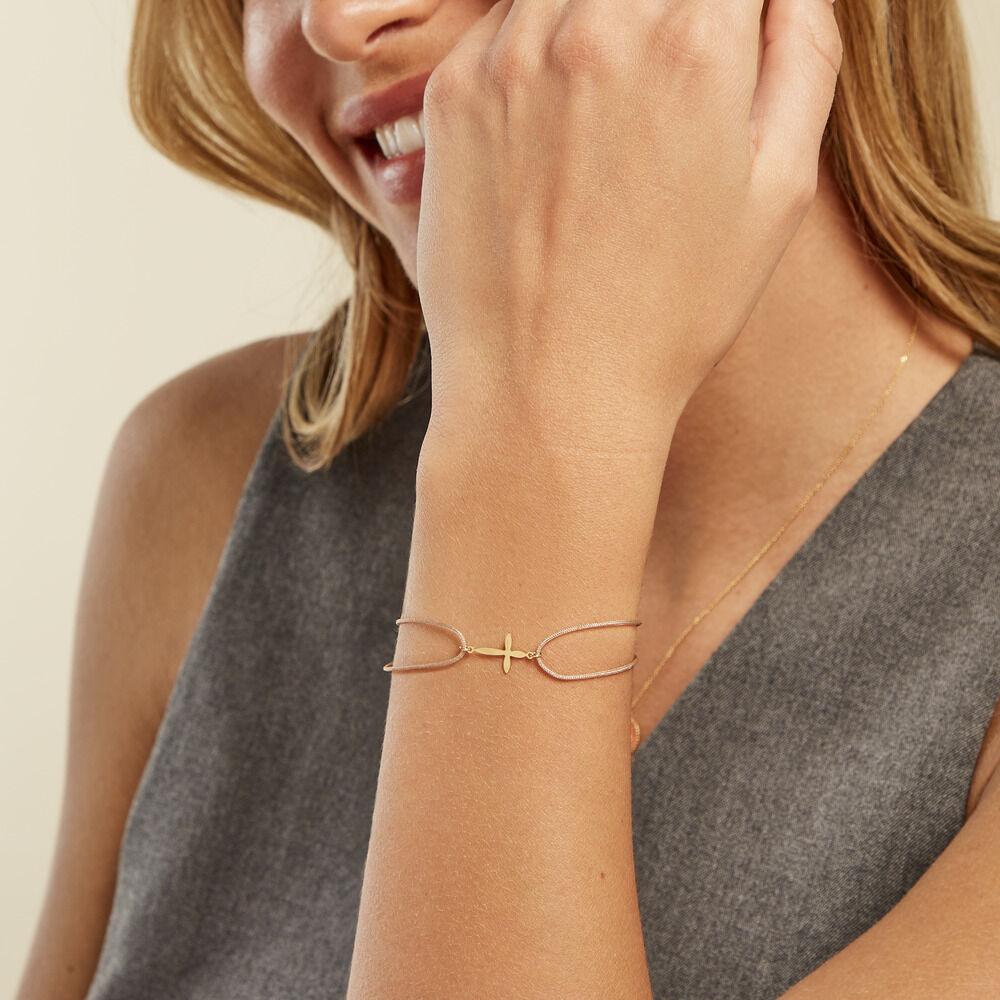 Bracelet Angel Or Jaune - Bracelets cordons Famille | Marc Orian