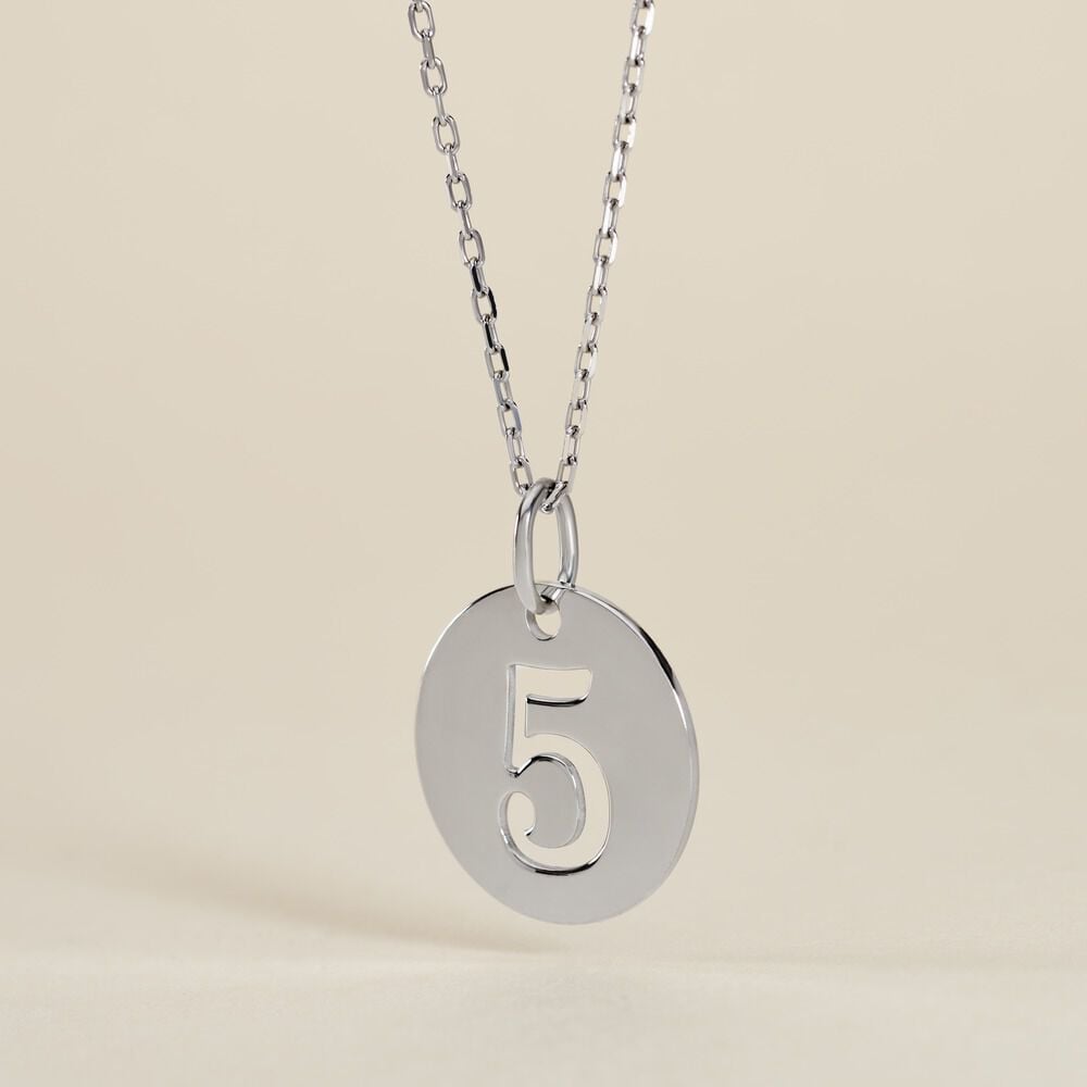 Pendentif Efiso Argent Blanc - Pendentifs Famille | Marc Orian