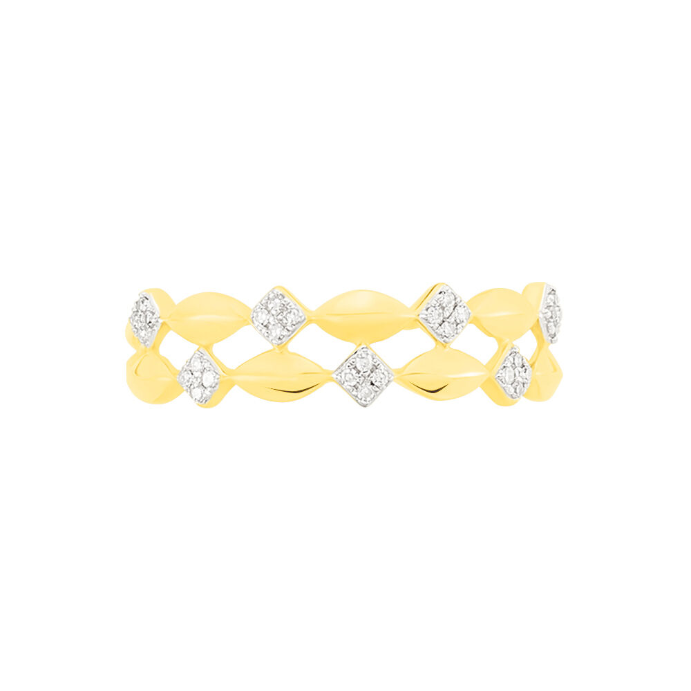 Bague May-linae Or Jaune Diamant - Bagues pierres précieuses Femme | Marc Orian