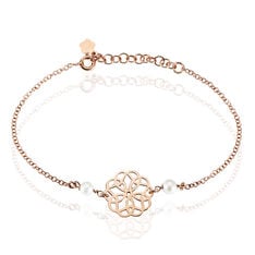 Bracelet Kaleidoscope Argent Rose Perle De Culture - Bracelets chaînes Femme | Marc Orian