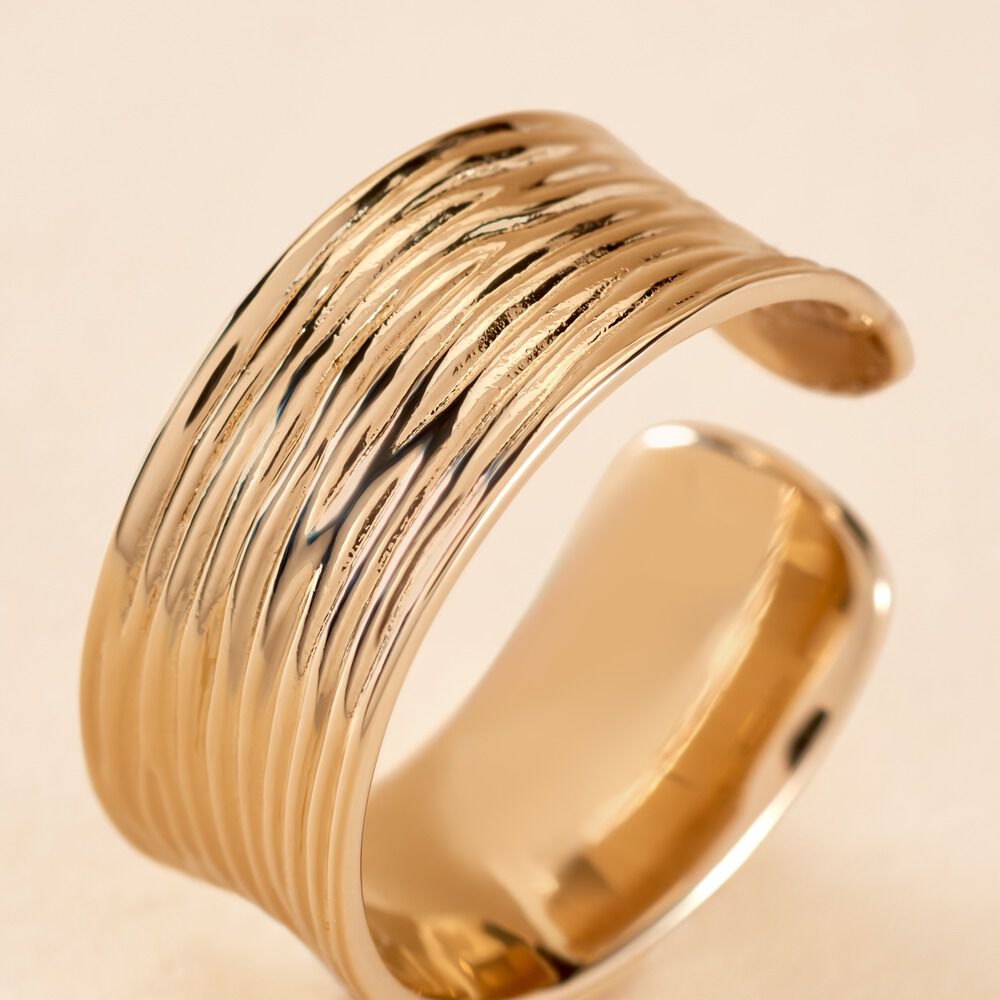 Bague Theresa Plaqué Or Jaune - Bagues dorées Femme | Marc Orian