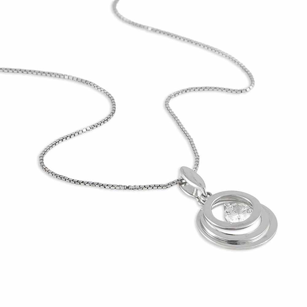 Collier Yoheved Argent Blanc Oxyde De Zirconium - Colliers avec pierres Femme | Marc Orian