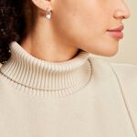 Boucles D'oreilles Pendantes Layanne Argent Blanc Perle De Culture - Pendantes Femme | Marc Orian