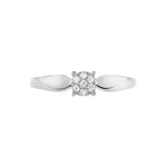 Bague Louisanna Or Blanc Diamant - Parures de mariage Femme | Marc Orian