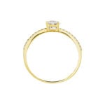 Bague Solitaire Dayna Or Jaune Oxyde De Zirconium - Solitaires Femme | Marc Orian