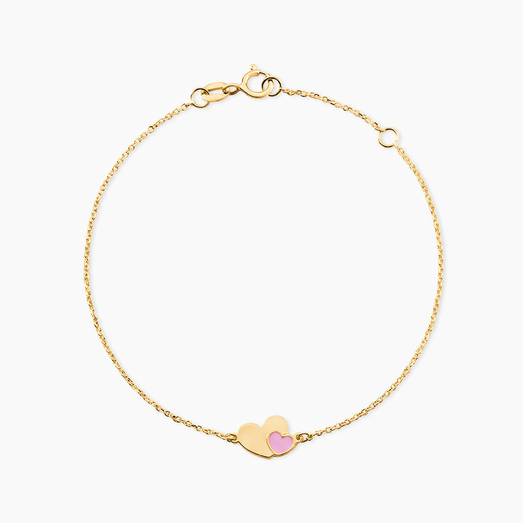 Bracelet Or Jaune Isa Lise Smalto - Bracelets cha&icirc;nes Enfant | Marc Orian