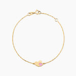 Bracelet Or Jaune Isa Lise Smalto - Bracelets cha&icirc;nes Enfant | Marc Orian