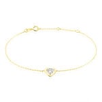 Bracelet Anastasy Or Jaune Oxyde De Zirconium - Bracelets cha&icirc;nes Femme | Marc Orian