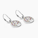 Boucles D'oreilles Pendantes Alive Argent Blanc Oxyde De Zirconium - Pendantes Femme | Marc Orian