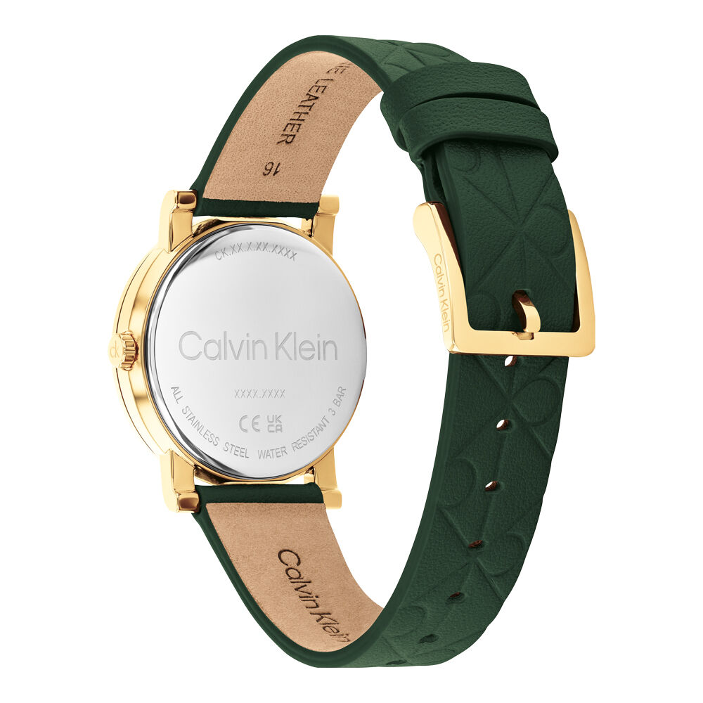 Montre Calvin Klein Monogram Vert - Nouveautés Femme | Marc Orian