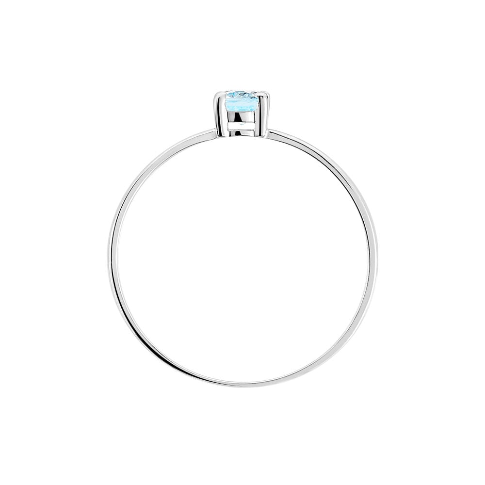 Bague Lily Or Blanc Topaze - Bagues pierres fines Femme | Marc Orian