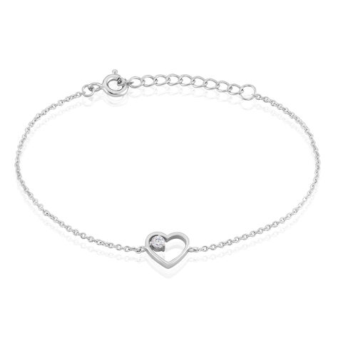 Bracelet Devona Argent Blanc Oxyde De Zirconium - Bracelets chaînes Femme | Marc Orian