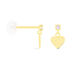 Boucles D'oreilles Pendantes Or Jaune Marie Lou Oxyde De Zirconium - Pendantes Enfant | Marc Orian