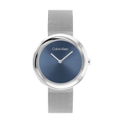 Montre Calvin Klein Twisted Bezel Bleu - Montres Femme | Marc Orian