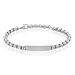 Bracelet Identite Acier Blanc Doryan - Gourmettes Homme | Marc Orian