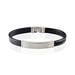 Bracelet Jourdan Vittorio Acier Blanc - Bracelets cuir Homme | Marc Orian