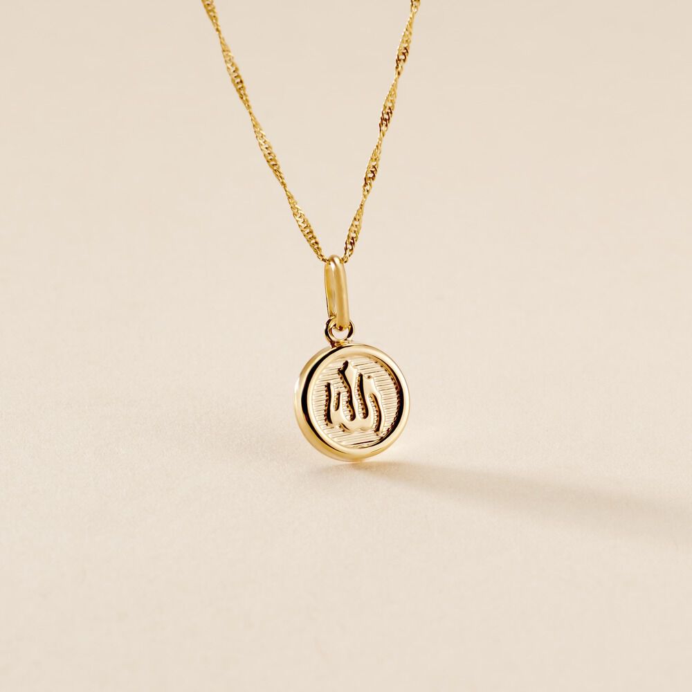 Pendentif Fabie Or Jaune - Médailles et médaillons Famille | Marc Orian