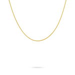 Cha&icirc;ne Ixia Maille Gourmette Diamantee Or Jaune - Chaines Femme | Marc Orian