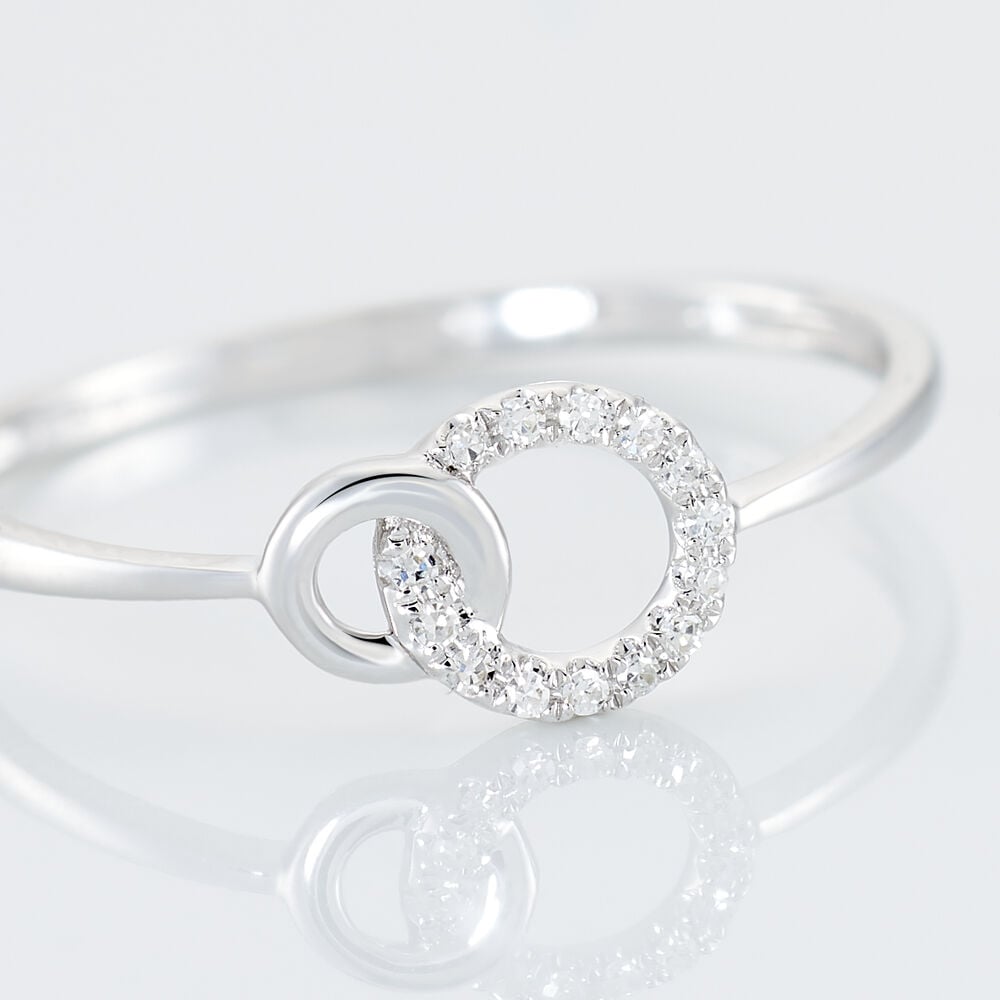 Bague Mahaut Or Blanc Diamant - Bagues pierres pr&eacute;cieuses Femme | Marc Orian
