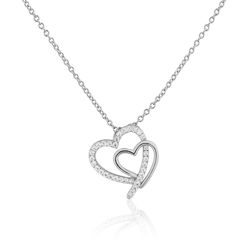 Collier Beryl Argent Blanc Oxyde De Zirconium - Colliers avec pierres Femme | Marc Orian