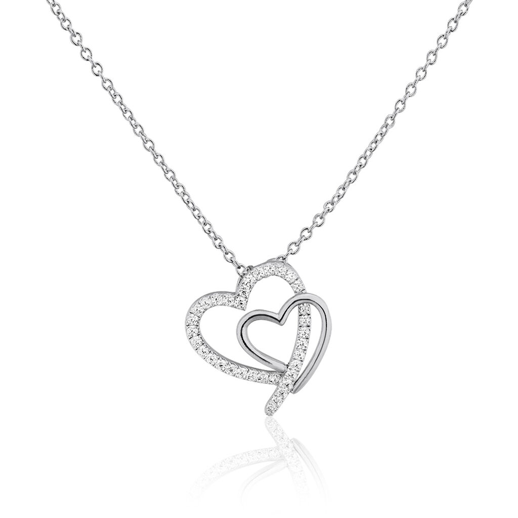 Collier Beryl Argent Blanc Oxyde De Zirconium - Colliers avec pierres Femme | Marc Orian