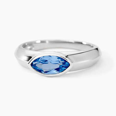 Bague Duchesse Argent Blanc Oxyde De Zirconium - Solitaires Femme | Marc Orian