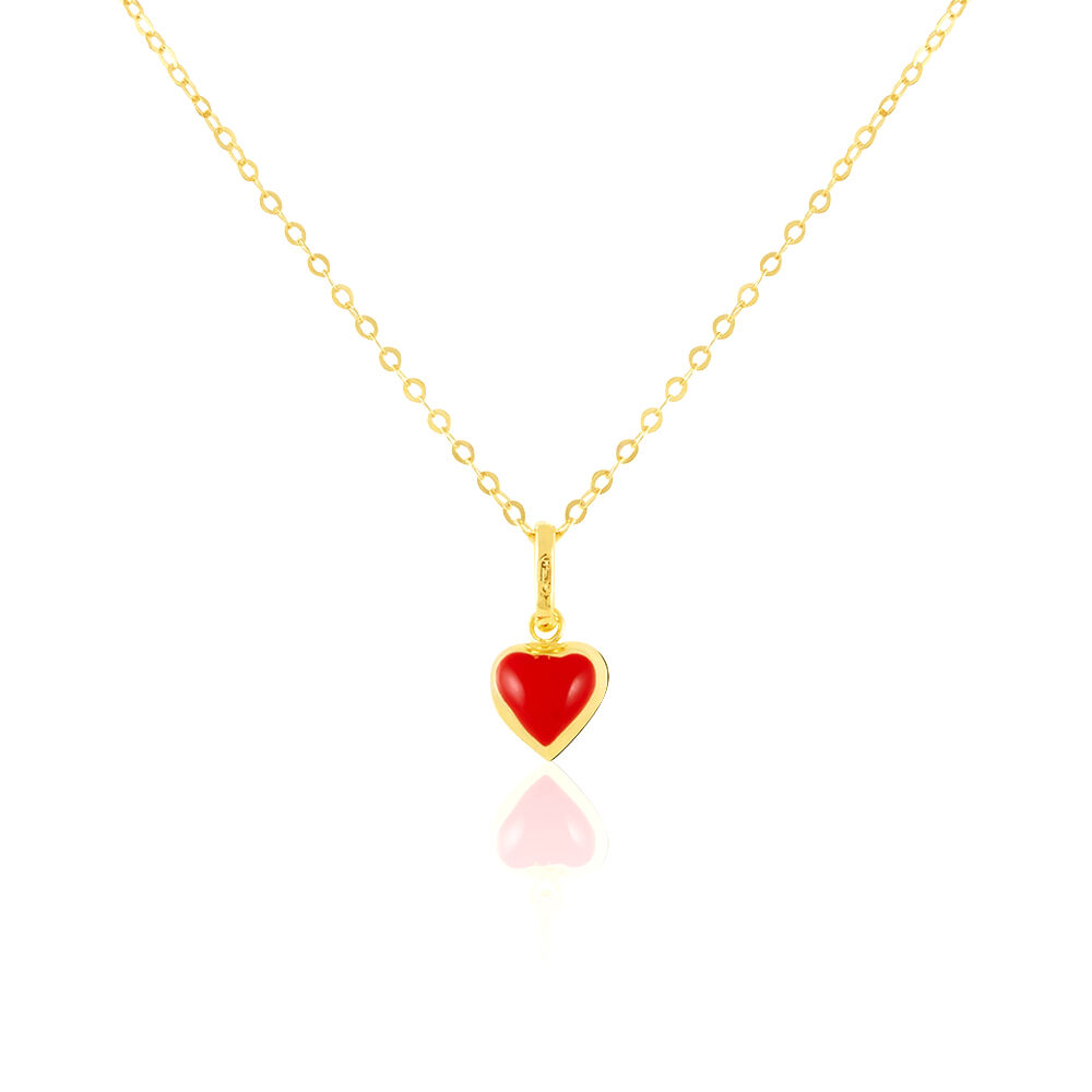 Collier Coralie Coeur Or Jaune - Colliers avec pierres Enfant | Marc Orian