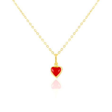 Collier Coralie Coeur Or Jaune - Colliers avec pierres Enfant | Marc Orian
