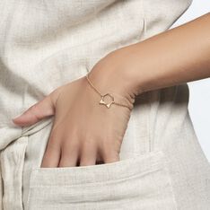 Bracelet Seraphine Plaque Or Jaune - Bracelets chaînes Femme | Marc Orian