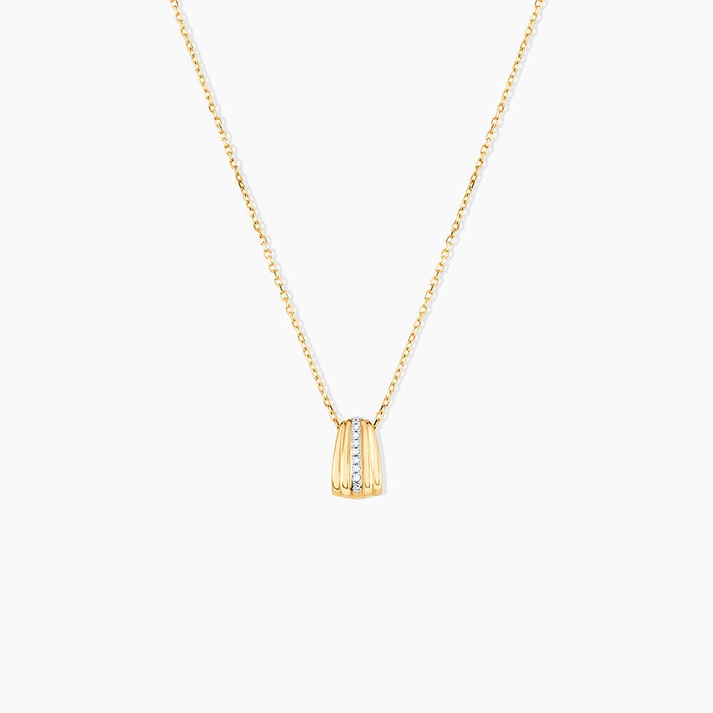Collier Precious Lines Or Jaune Diamant - Colliers avec pierres Femme | Marc Orian
