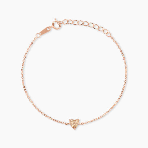 Bracelet Kelvyn Argent Rose Oxyde De Zirconium - Bracelets chaînes Femme | Marc Orian
