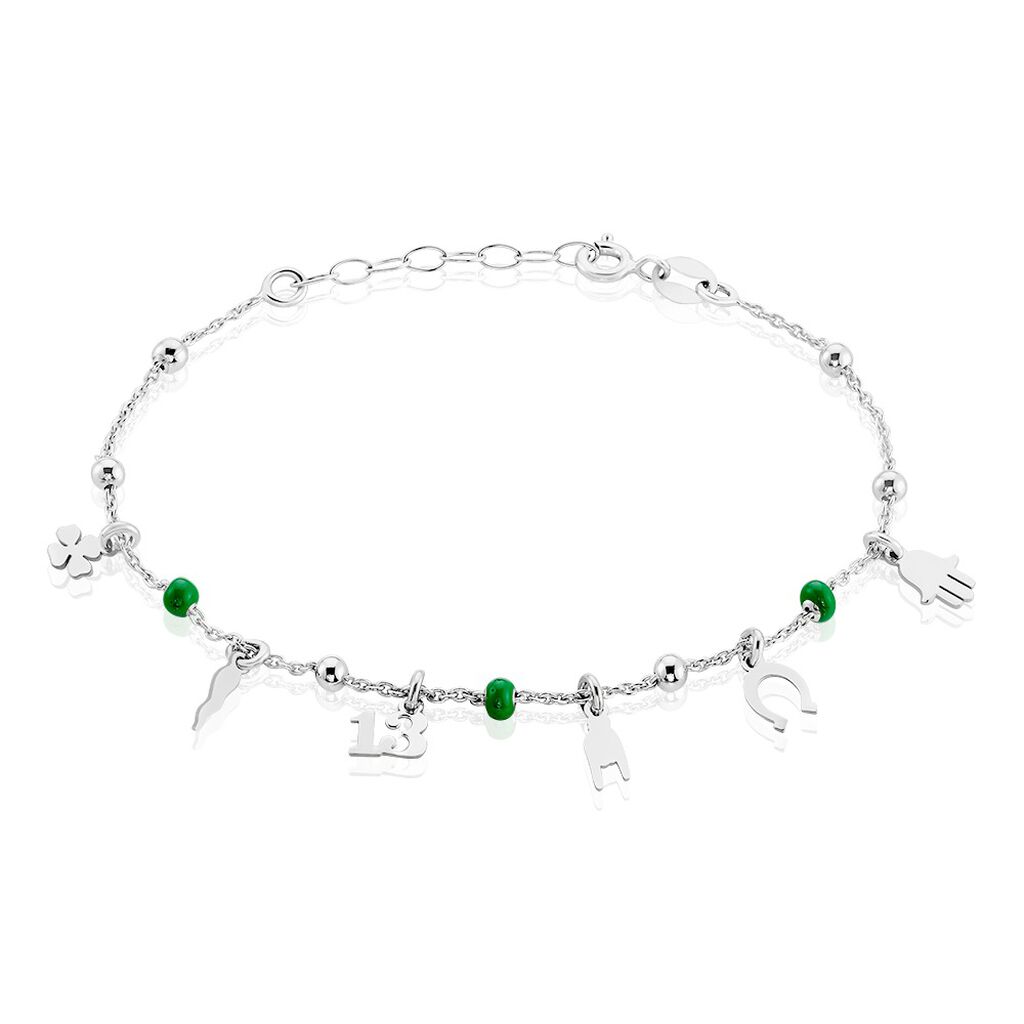 Bracelet Suzanna Argent Blanc - Bracelets fantaisie Femme | Marc Orian