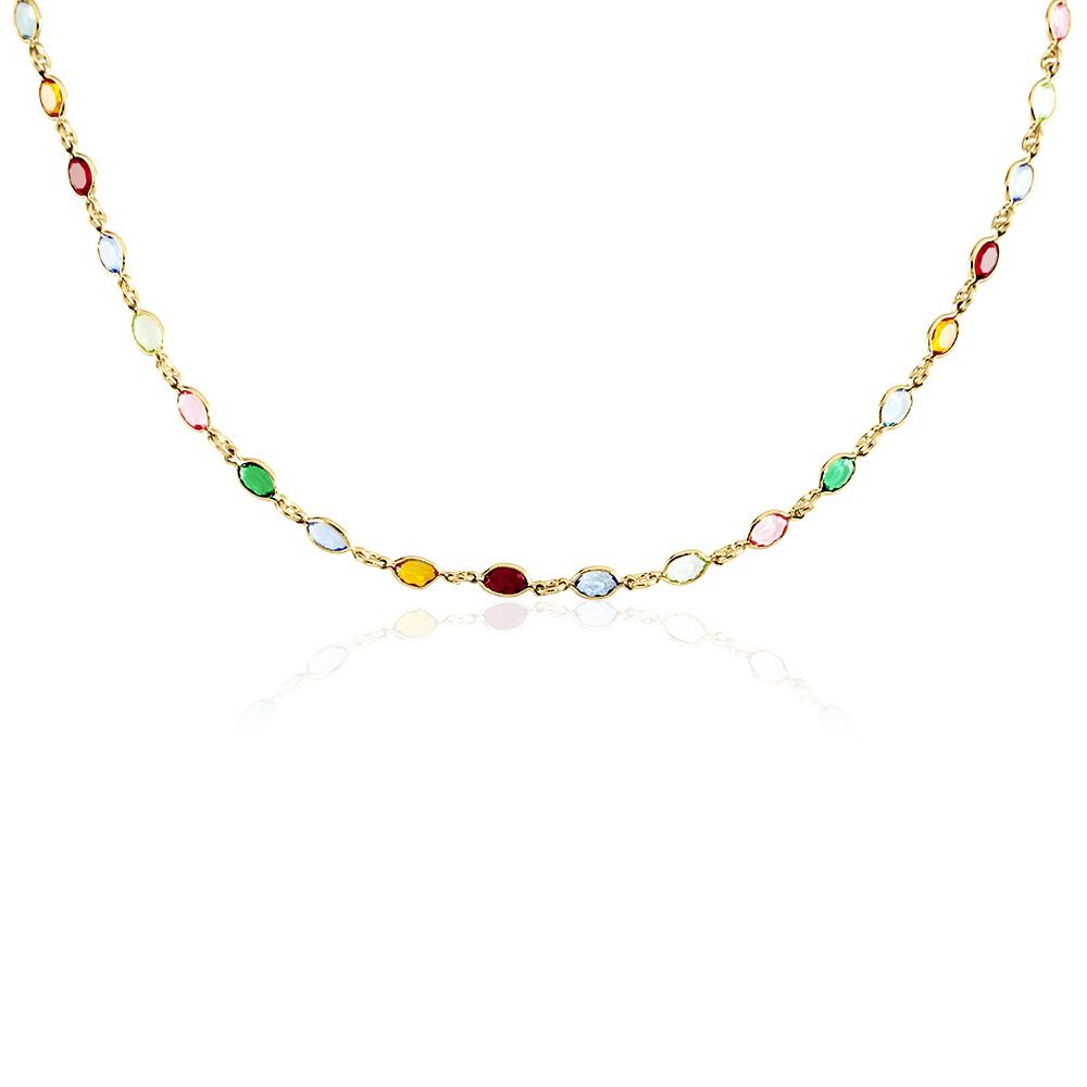 Collier femme avec pierre Clearance