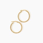 Cr&eacute;oles Cayla Argent Dor&eacute; A L'Or 750/1000 - Cr&eacute;oles Femme | Marc Orian