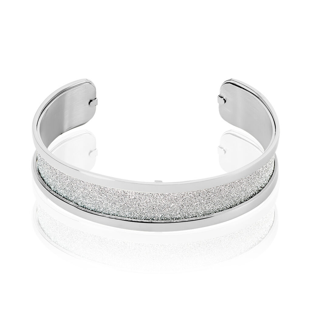 Bracelet Jonc Guila Acier Blanc - Bracelets joncs Femme | Marc Orian