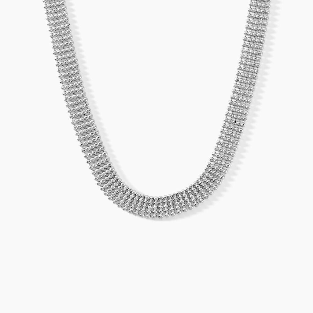 Collier Kelline Argent Blanc - Colliers Femme | Marc Orian
