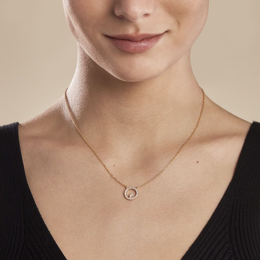 Collier Plaqué Or Lila Oxydes De Zirconium - Colliers avec pierres Femme | Marc Orian