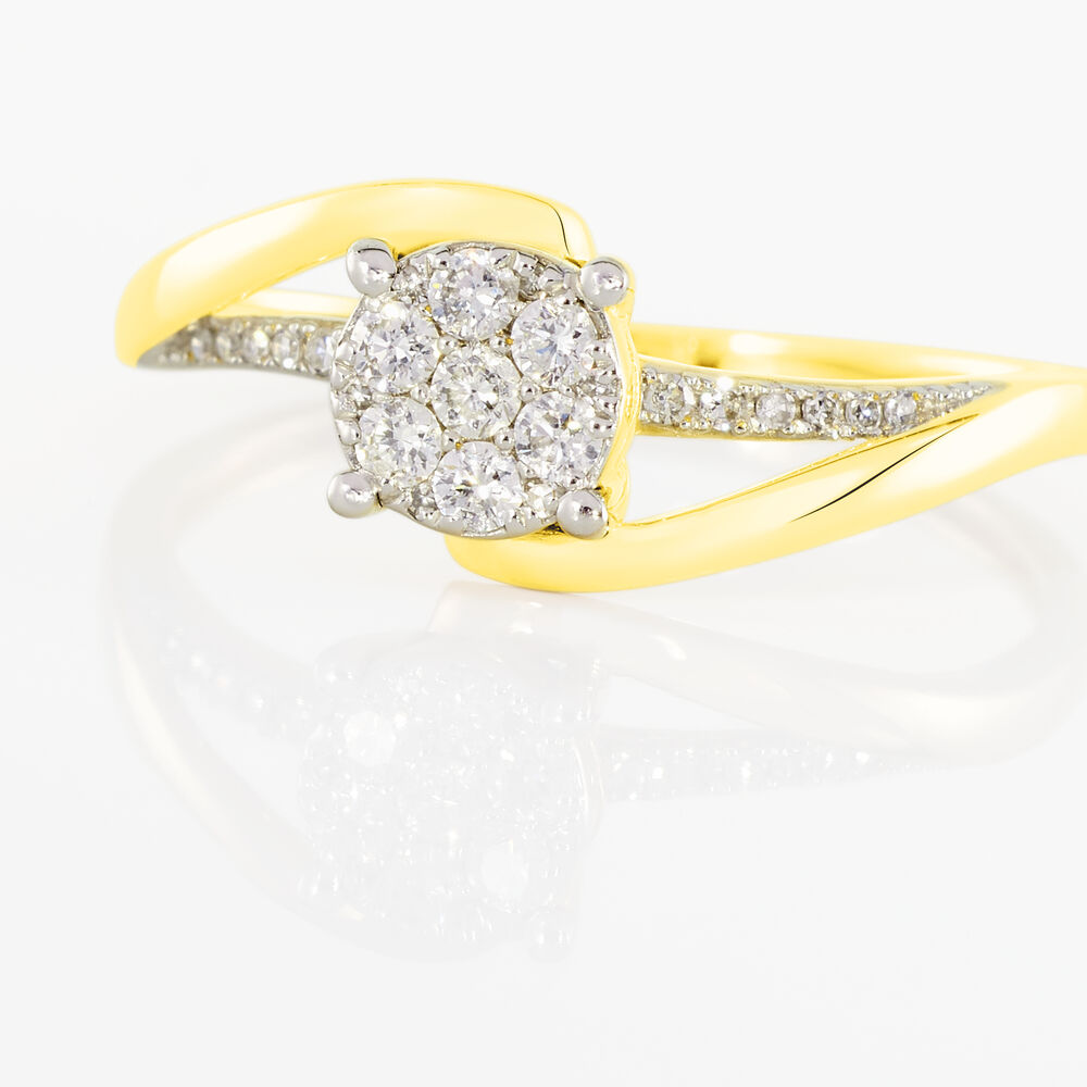 Bague Petunia Or Jaune Diamant - Bagues pierres précieuses Femme | Marc Orian