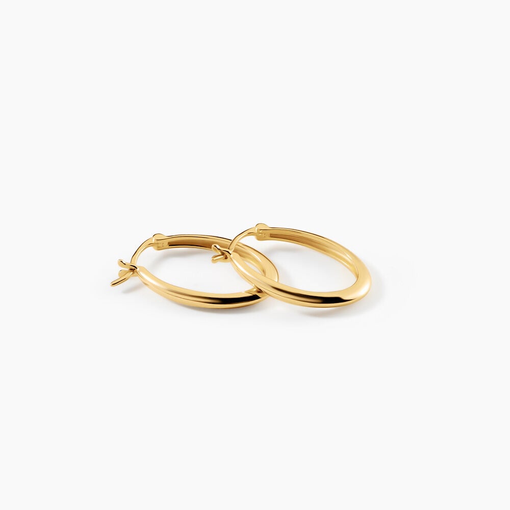 Cr&eacute;oles Beaumont Argent Dor&eacute; A L'Or 750/1000 - Cr&eacute;oles Femme | Marc Orian