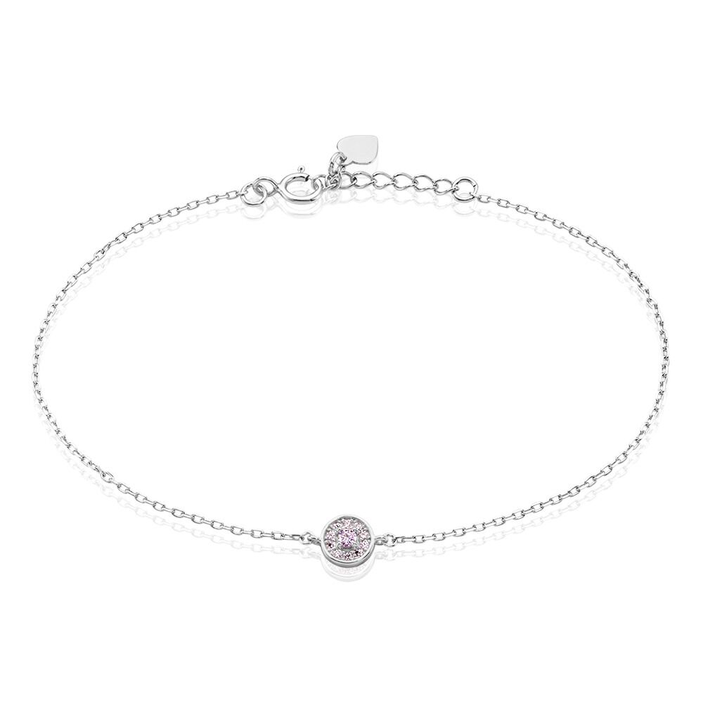 Bracelet Auxana Argent Blanc Oxyde De Zirconium - Bracelets chaînes Femme | Marc Orian