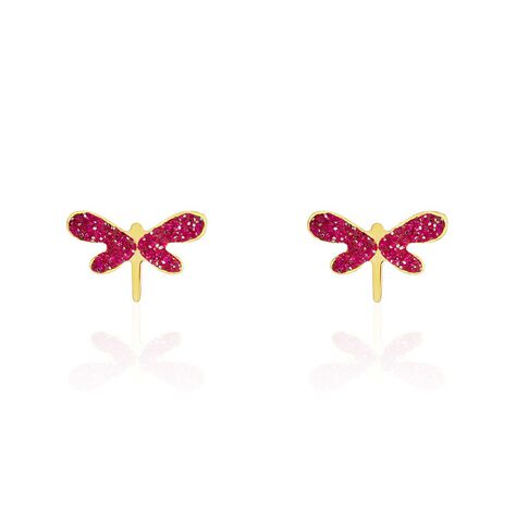 Boucles D'oreilles Puces Doru Or Jaune - Clous d'oreilles Enfant | Marc Orian