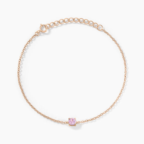 Bracelet Rio Argent Rose Oxyde De Zirconium - Bracelets fantaisie Femme | Marc Orian