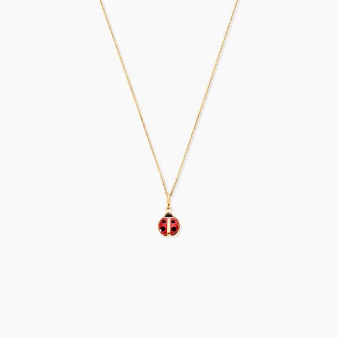 Collier Helidie Coccinelle Or Jaune - Colliers avec pierres Enfant | Marc Orian