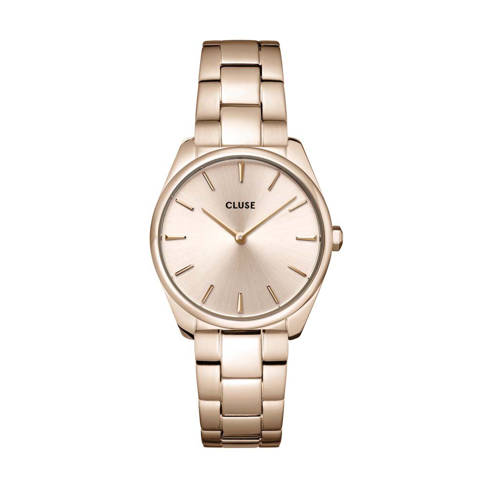 Montre Cluse Feroce Petite Acier Acier Dore Rose - Montres étanches Femme | Marc Orian