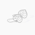 Boucles D'oreilles Pendantes Naleen Argent Blanc - Pendantes Femme | Marc Orian