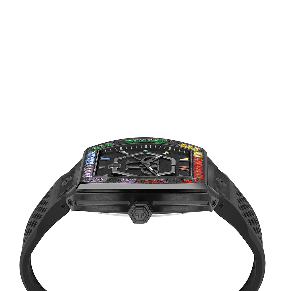 Montre Philipp Plein The Hexagon Phantom Noir - Montres &eacute;tanches Homme | Marc Orian