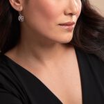 Boucles D'oreilles Pendantes Alive Argent Blanc Oxyde De Zirconium - Pendantes Femme | Marc Orian